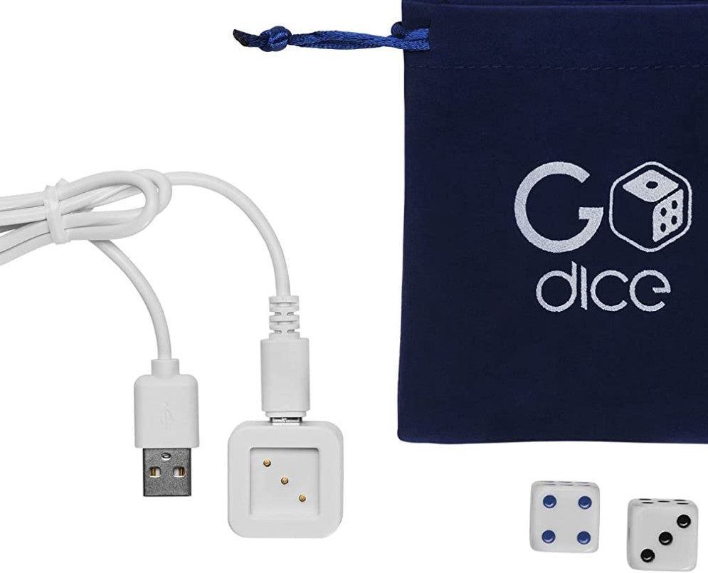 GoDice 2er-Set – Smarte Bluetooth-Würfel für interaktive Spiele und digitalen Spielspass
