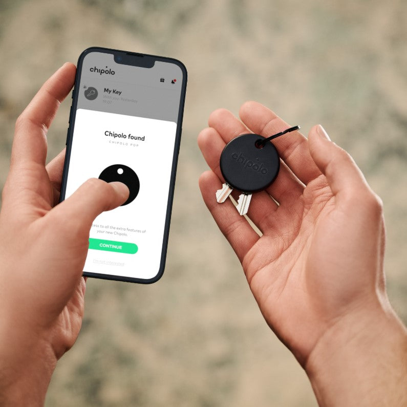 Chipolo POP 4er-Pack Bluetooth-Tracker für Apple & Google – Schwarz