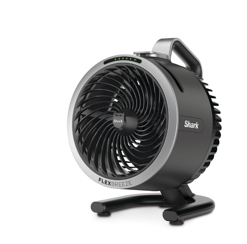 Shark FlexBreeze HydroGo FA050CH Akku-Ventilator mit Sprühnebel, 12 h Laufzeit – Anthrazit