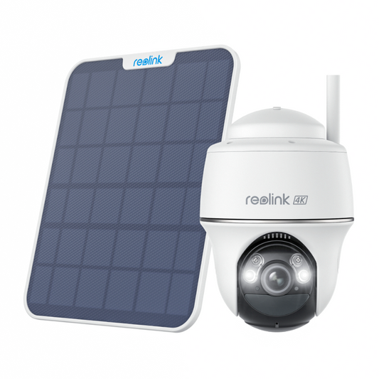 Reolink Argus B440 4K PT WLAN-Kamera mit Solarpanel – 8 MP, Akku & Rundumsicht