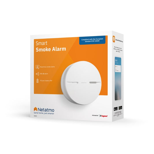 Netatmo Smarte Rauchmelder im 2er-Set – Intelligenter Brandschutz für ein sicheres Zuhause
