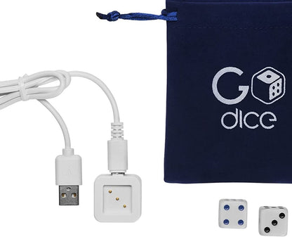GoDice 2er-Set – Smarte Bluetooth-Würfel für interaktive Spiele und digitalen Spielspass