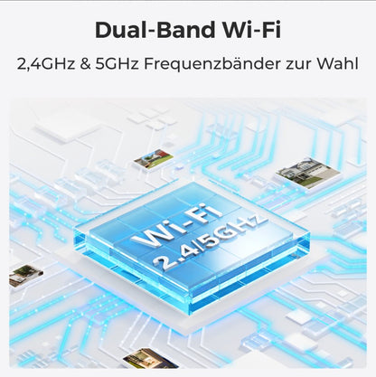 Reolink Argus B440 4K PT WLAN-Kamera mit Solarpanel – 8 MP, Akku & Rundumsicht