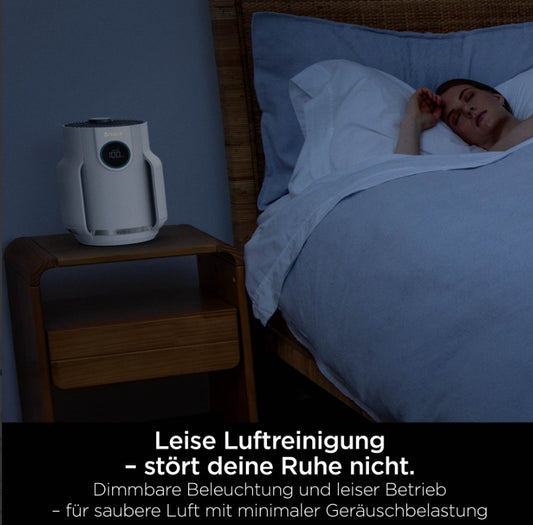 Shark NeverChange Compact Pro HP072CH Luftreiniger mit HEPA-Filter für Räume bis 23 m² – Grau