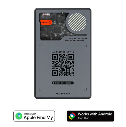 Rolling Square AirCard Pro Dual – Smarter Wallet-Finder für Apple & Android, ultradünn