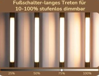 Design LED Stehlampe mit Regal Schwarz Holz