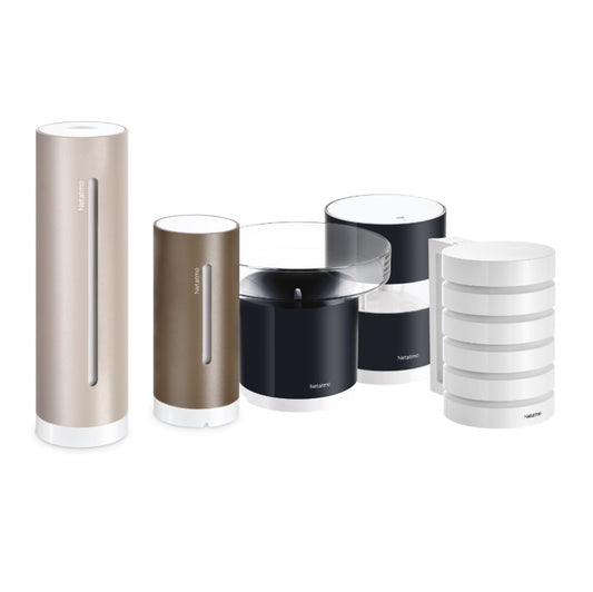 Netatmo Wetterstation 2. Generation – Komplett-Set mit Regen- und Windmesser für zuhause