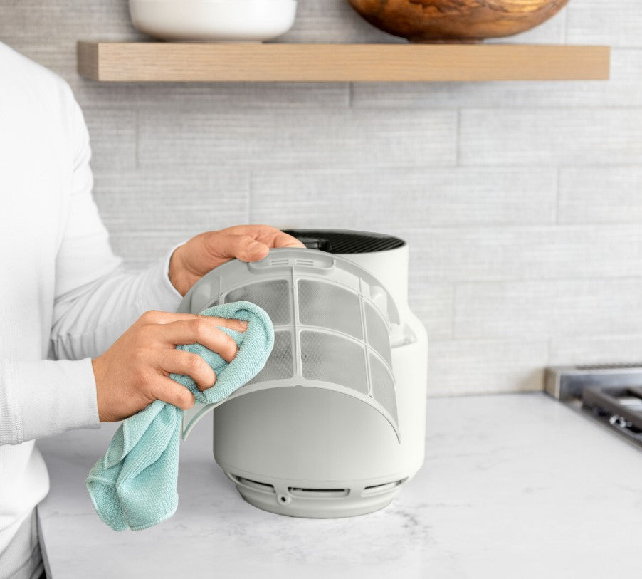 Shark NeverChange Compact Pro HP072CH Luftreiniger mit HEPA-Filter für Räume bis 23 m² – Grau