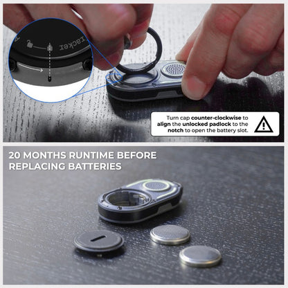 Rolling Square AirNotch Pro Dual – Bluetooth-Finder für Schlüssel und Wertsachen mit Apple & Android