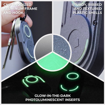 Rolling Square AirNotch Pro Dual – Bluetooth-Finder für Schlüssel und Wertsachen mit Apple & Android
