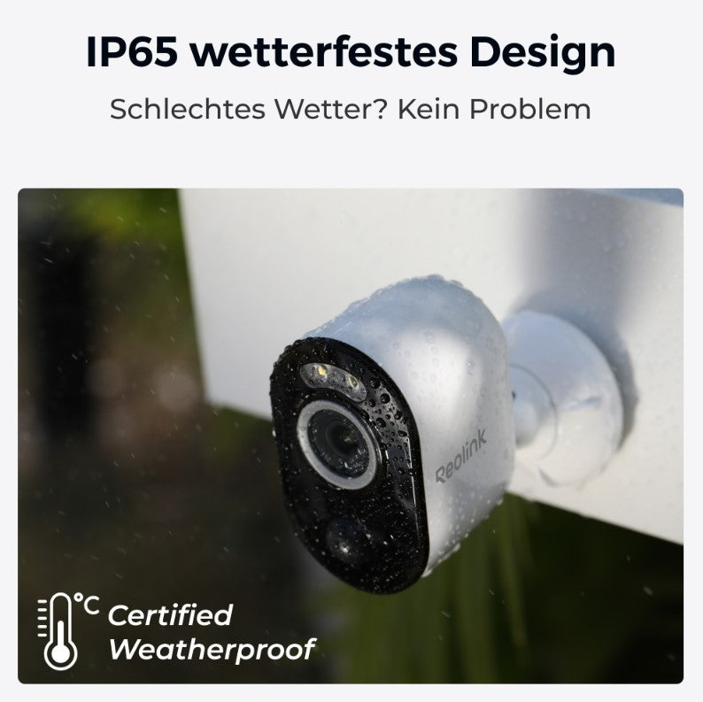 Reolink Argus B330 2K+ WLAN-Kamera – 5 MP, Akku & intelligente Erkennung