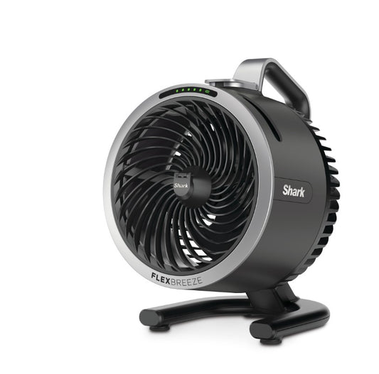 Shark FlexBreeze HydroGo FA050CH Akku-Ventilator mit Sprühnebel, 12 h Laufzeit – Anthrazit
