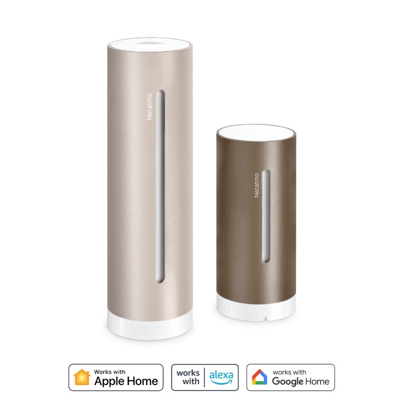 Netatmo Wetterstation 2. Generation – Komplett-Set mit Regen- und Windmesser für zuhause