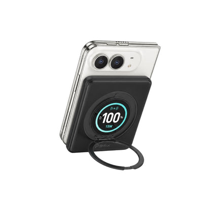 BMX SolidSafe Duo – MagSafe Powerbank 5'000 mAh mit Qi2 für kabelloses Schnellladen unterwegs