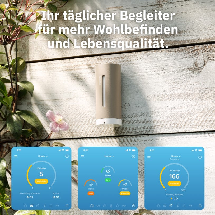 Netatmo Wetterstation 2. Generation – Komplett-Set mit Regen- und Windmesser für zuhause